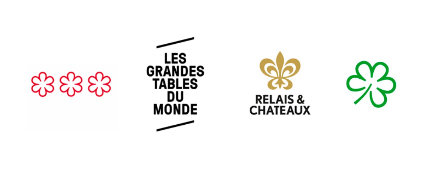 Award badges — Les Grandes Tables Du Monde, Relais & Châteaux member